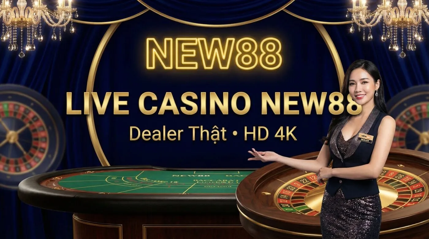 Live Casino NEW88 với dealer người thật